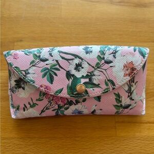 American Eagle Outfitters Pink Floral Sunglasses Case